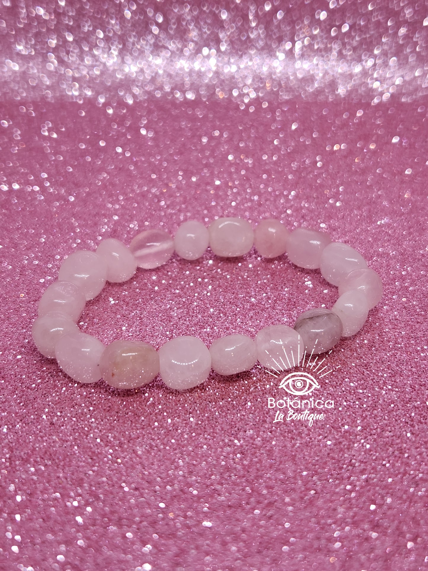 Pulsera de Cuarzo Rosa
