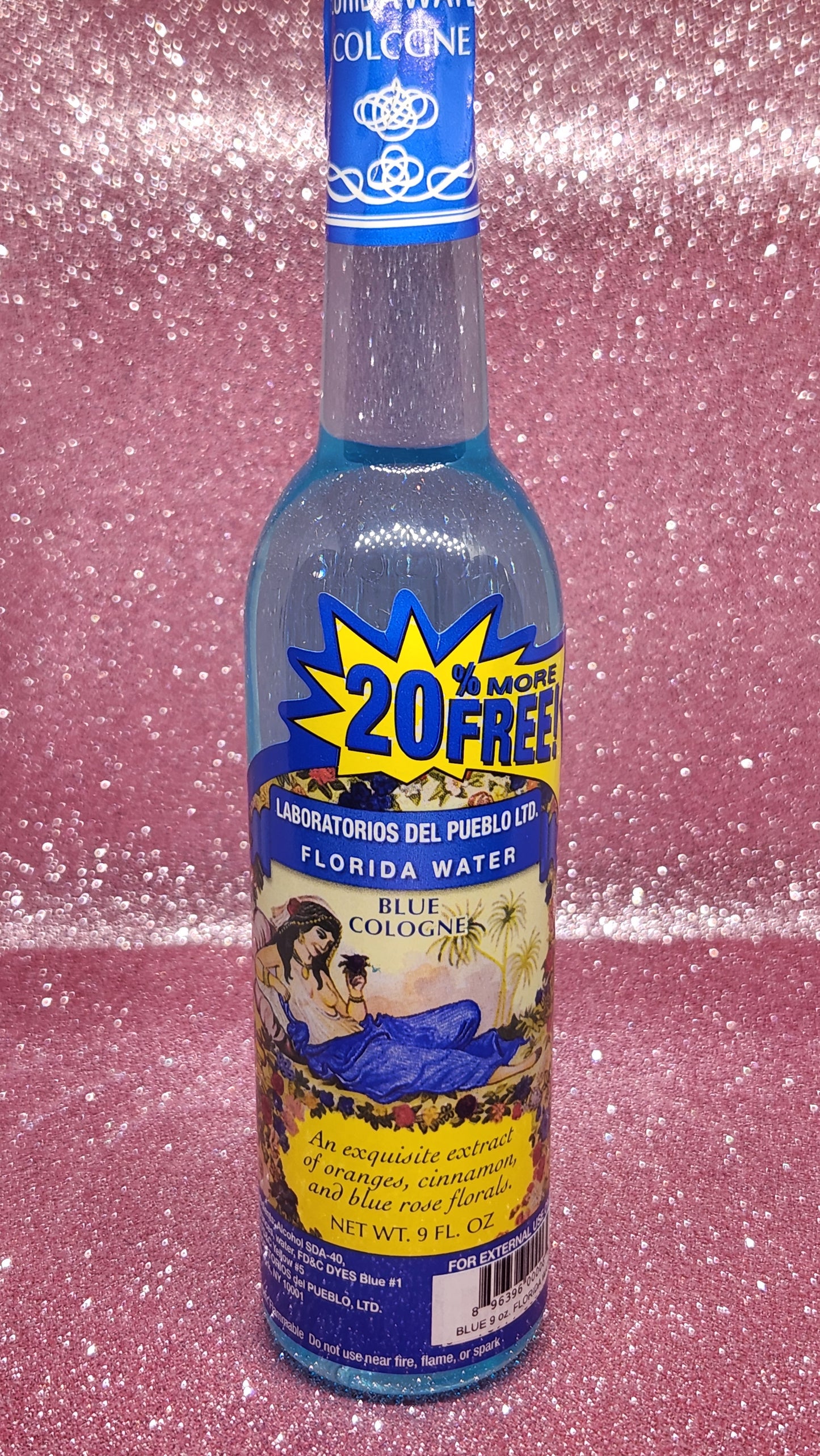 Agua Florida-Flores azules