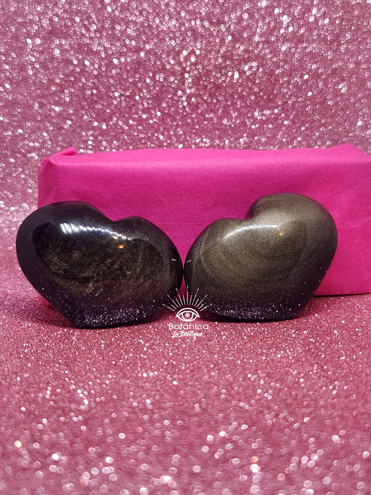 Corazón de Obsidiana Dorada