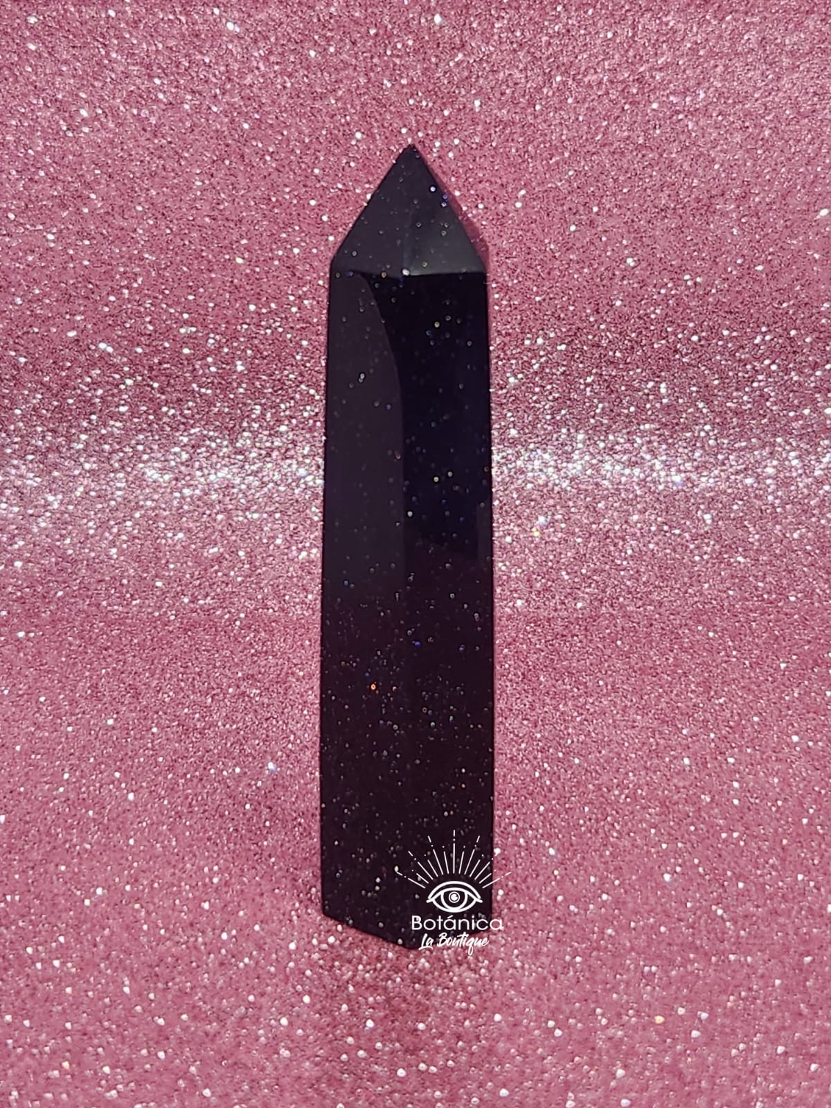 Punta de Cuarzo Blue GoldStone