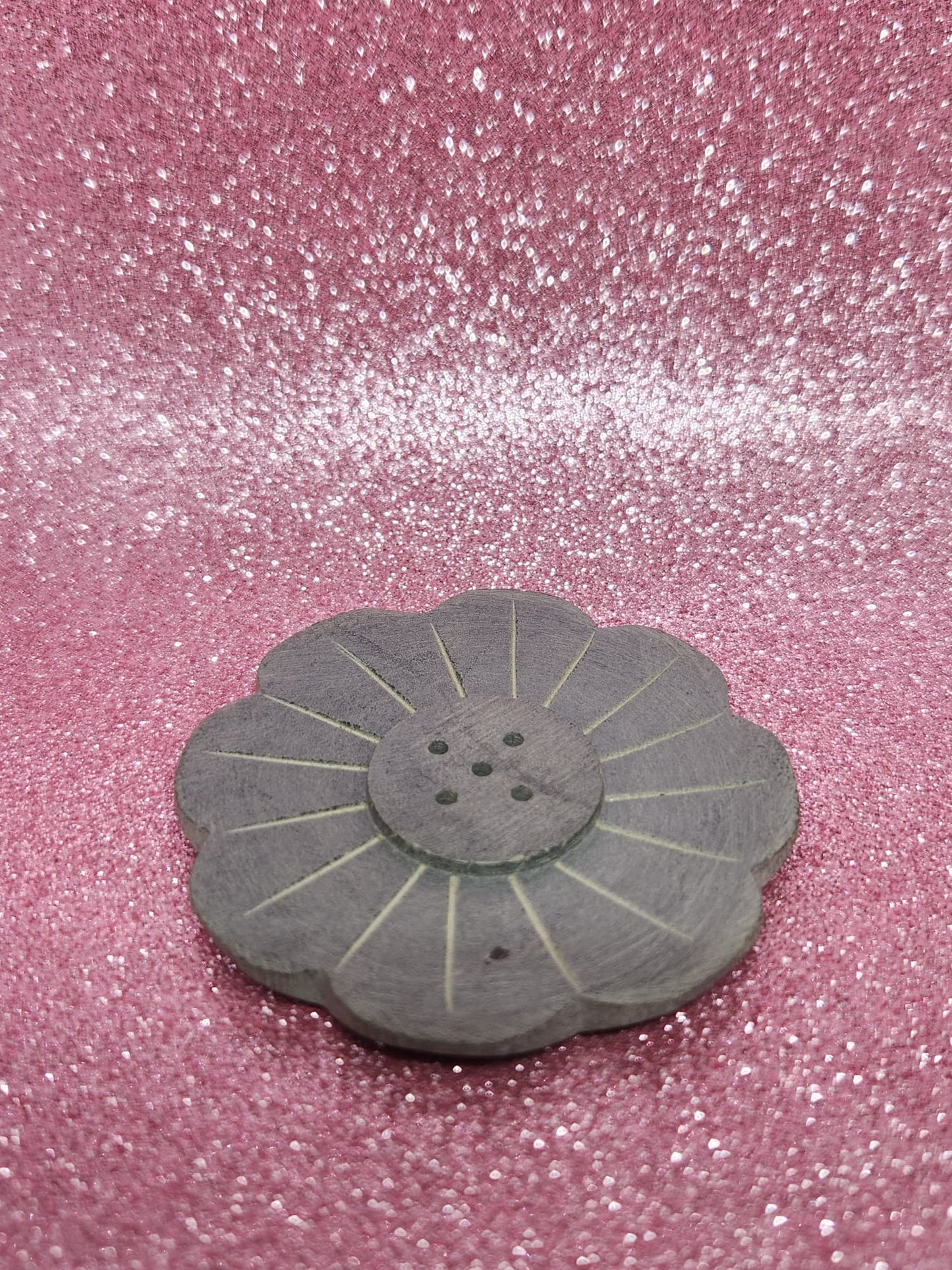 Quemador Incienso Piedra Flor