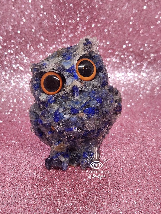 Buho de la Buena Suerte - Lapislázuli