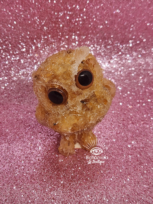 Buho de la Buena Suerte - Citrino