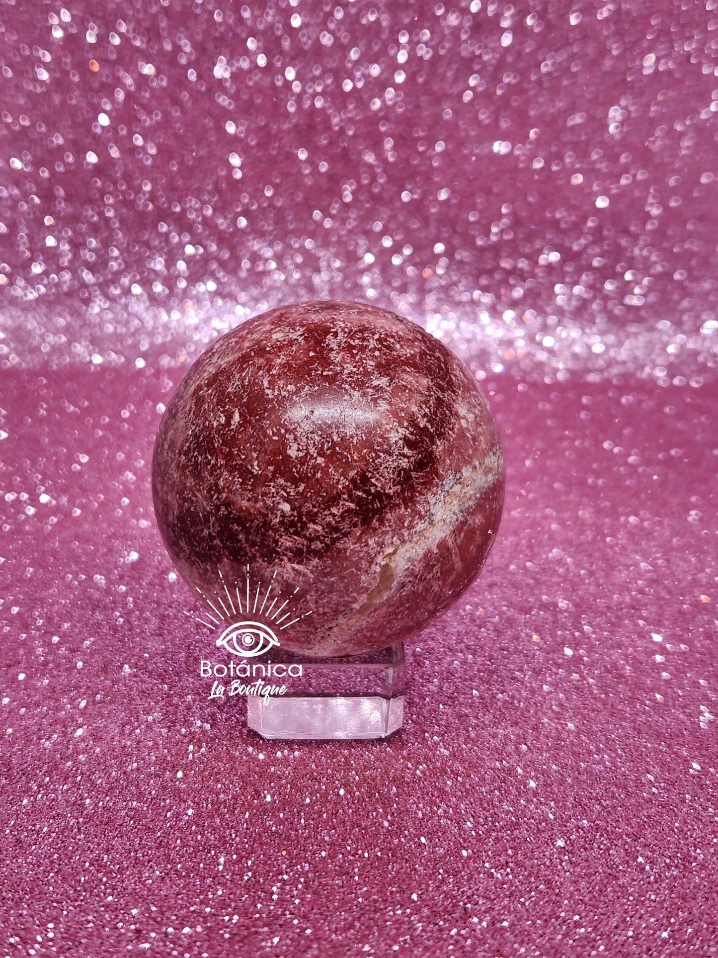 Esfera de Jaspe Rojo
