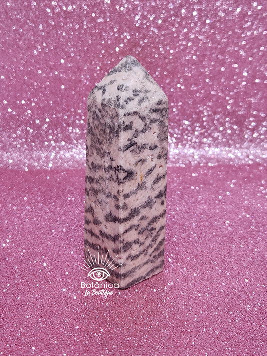 Punta de Cuarzo Calcita de Islandia