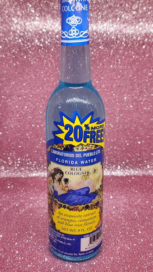 Agua Florida-Flores azules