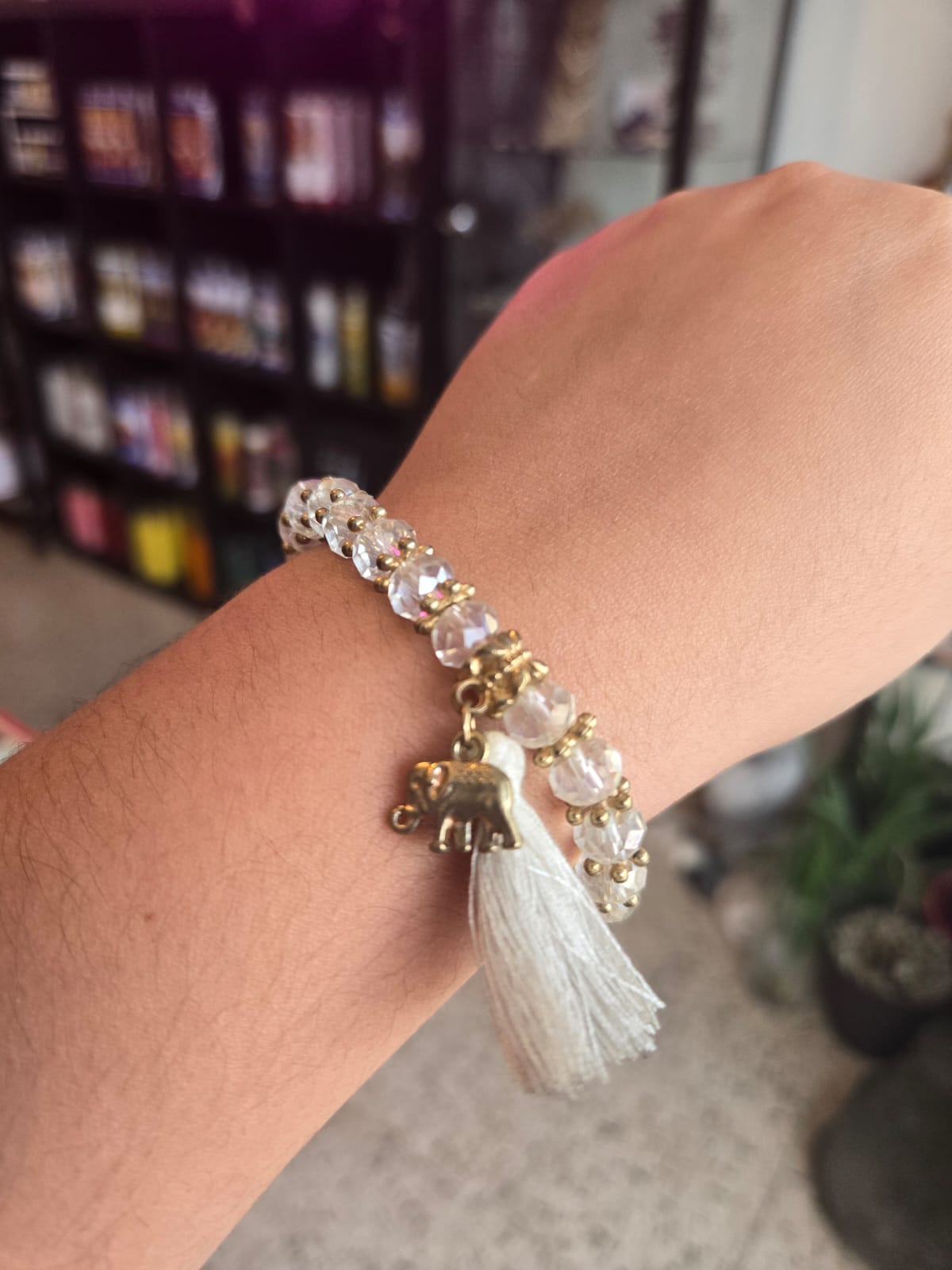 Pulsera Cristales Blanco