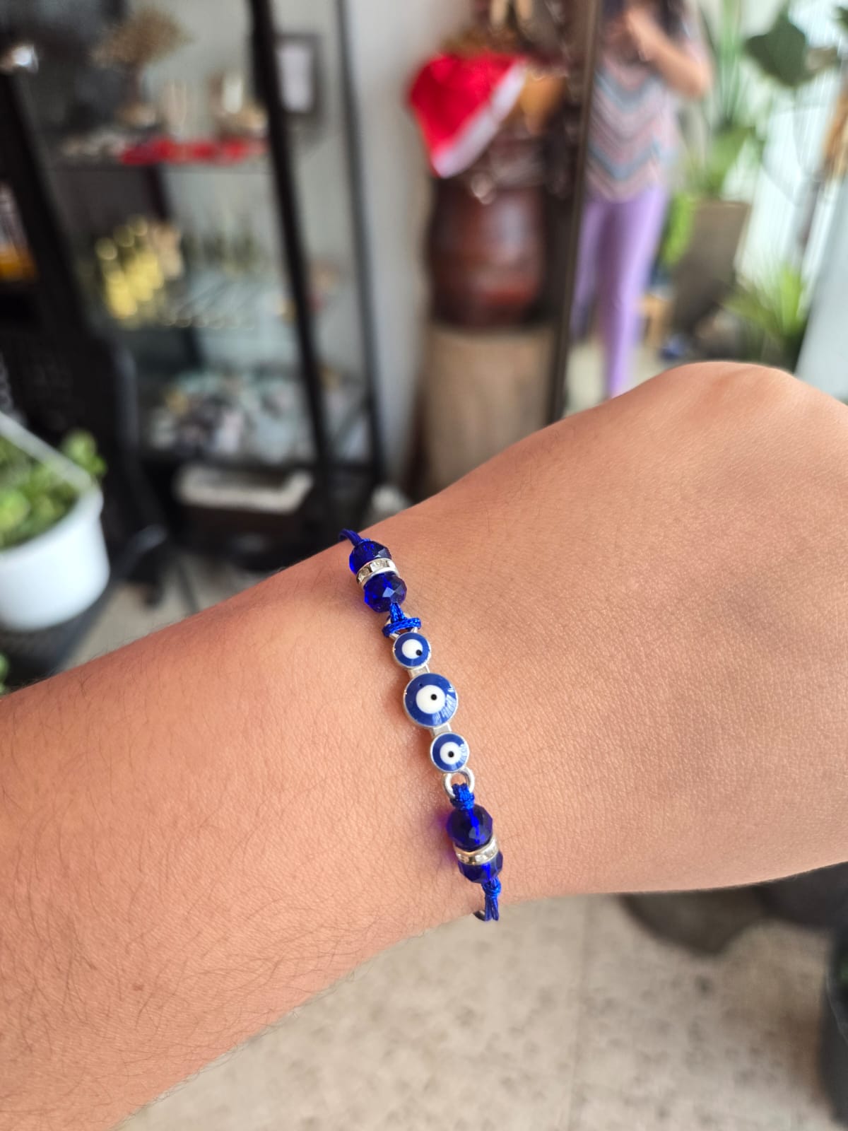 Pulsera Ojo Turco Azul (3 Ojos)