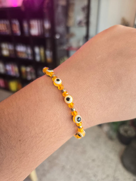 Pulsera Ojo Turco Naranja