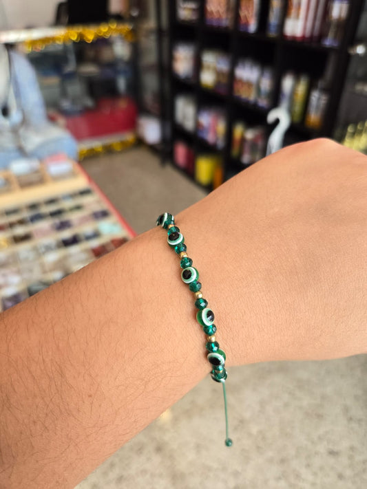 Pulsera Ojo Turco Verde