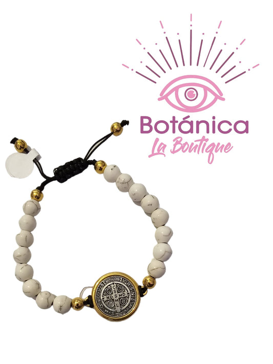 Pulsera San Benito Blanca