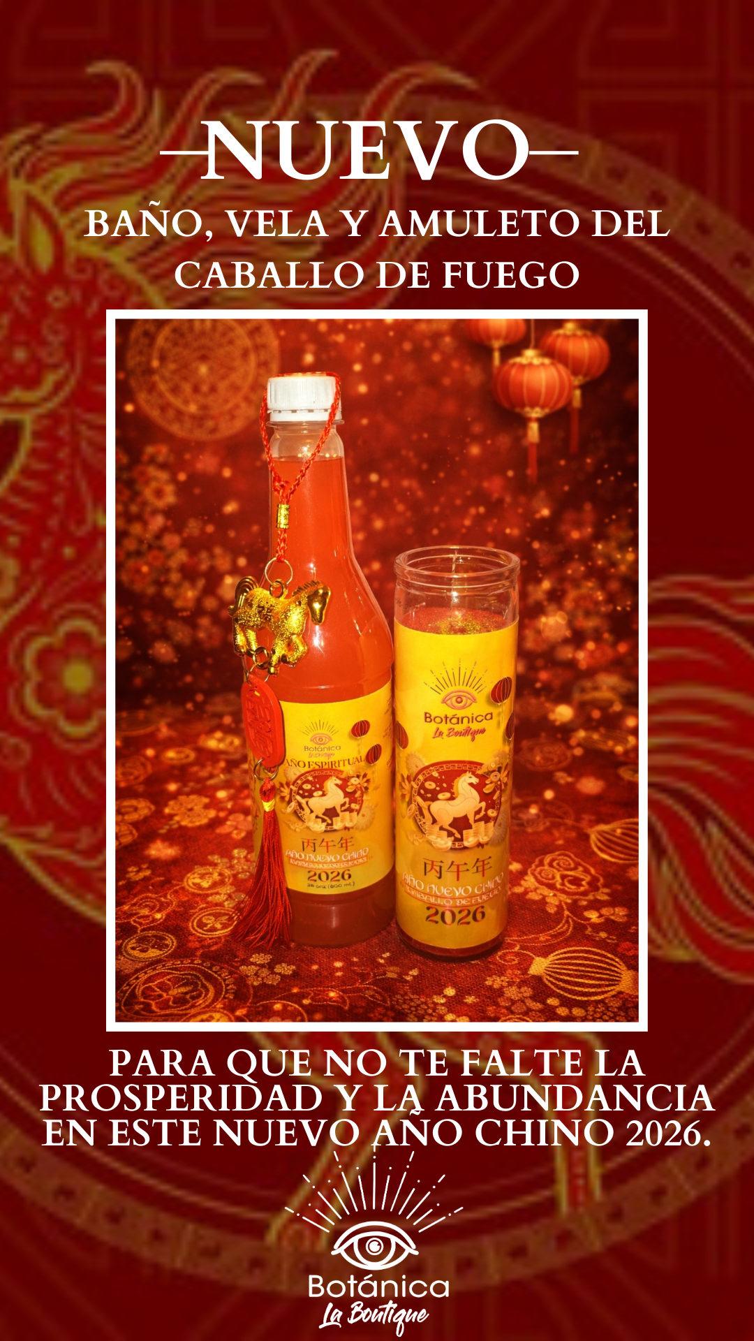 Combo Año Nuevo Chino 2026: Caballo de Fuego